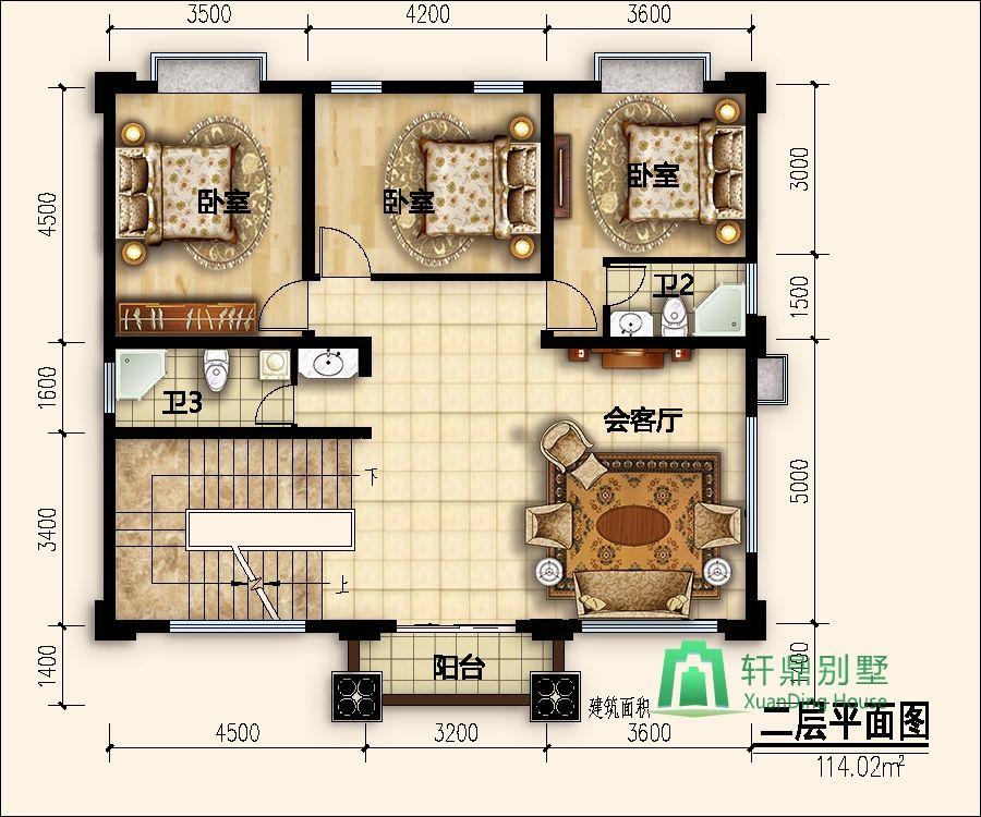 层农村自建房设计图  给排水图:  给排水设计总说明,各层给排水平面图