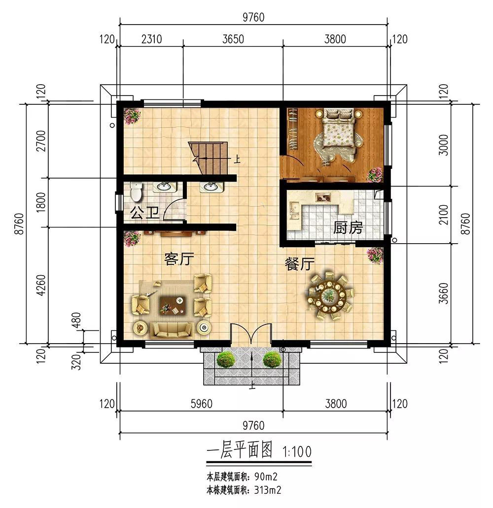 农村建房的好户型,很赞呀