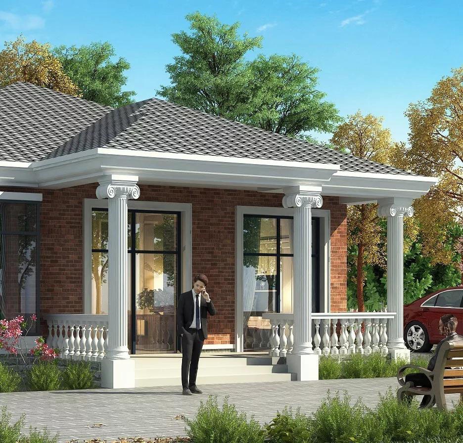 小平房住惯了的朋友可以建这款别墅