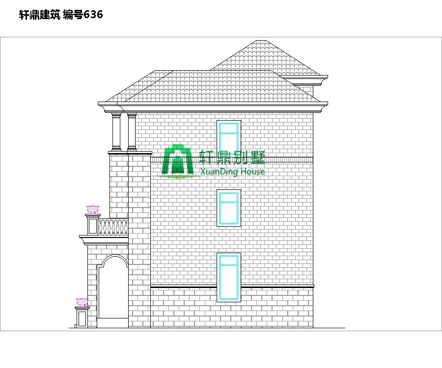 三层欧式自建别墅设计图4.jpg 三层欧式自建别墅设计图4.jpg