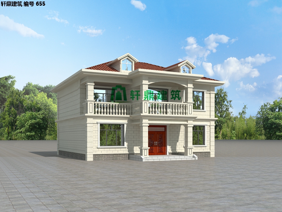 经典现代自建小别墅设计施工图02.jpg