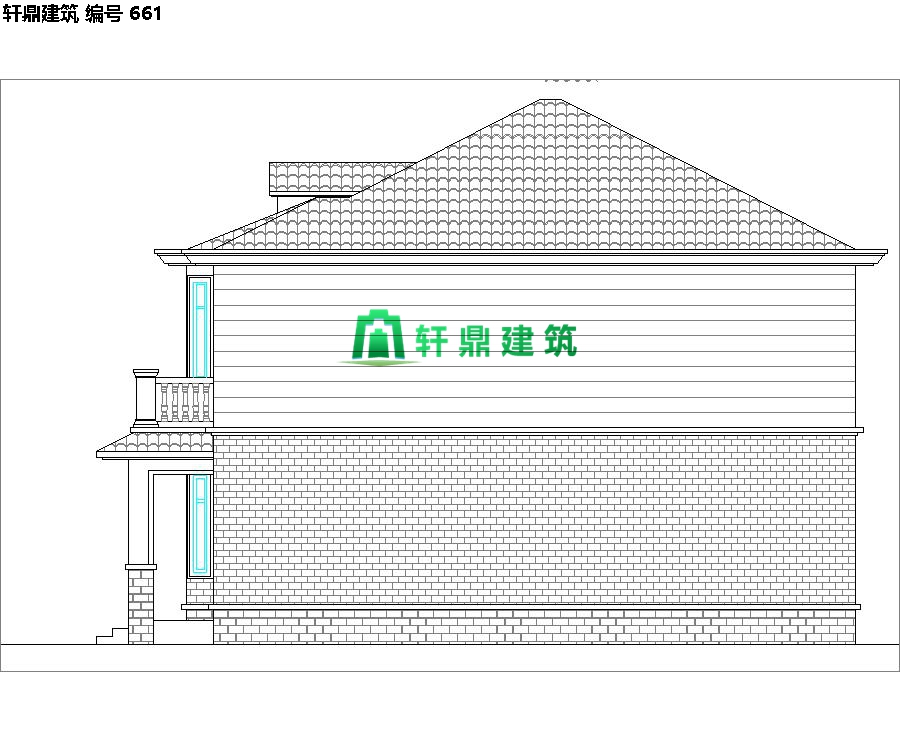 经典小户型二层别墅设计施工图09.jpg 经典小户型二层别墅设计施工图09.jpg