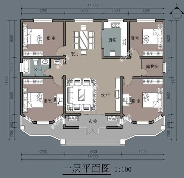 一层别墅图纸 一层别墅图纸