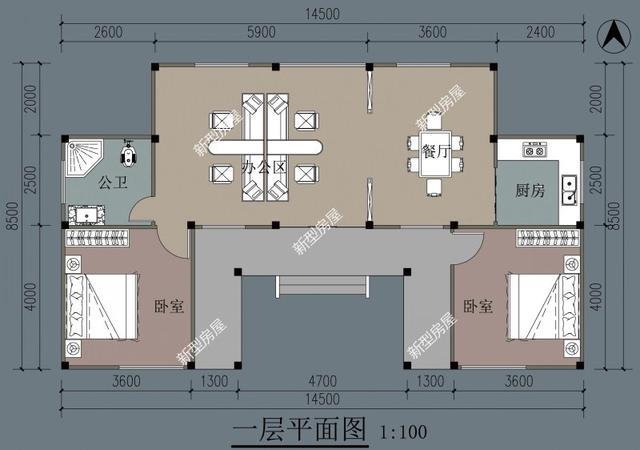 一层别墅图纸 一层别墅图纸