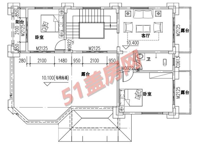 农村豪华四层独户别墅设计图 农村豪华四层独户别墅设计图