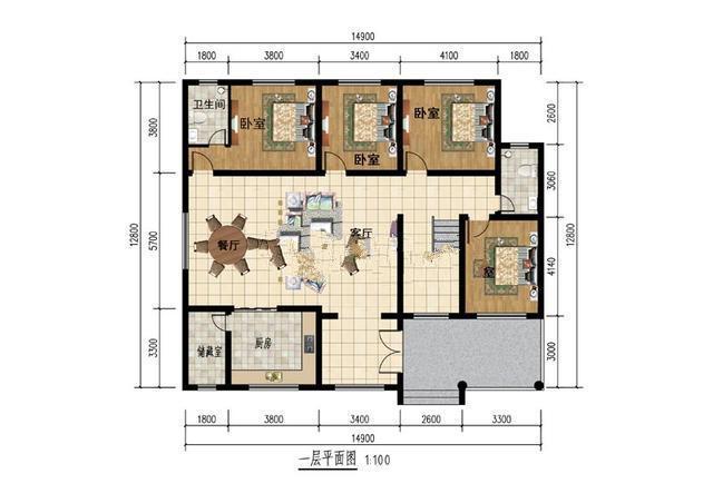 带着阁楼别墅的户型图 带着阁楼别墅的户型图