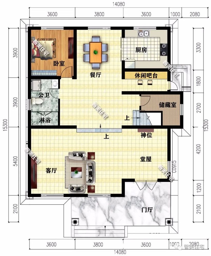 两层楼的简欧式乡村别墅 两层楼的简欧式乡村别墅