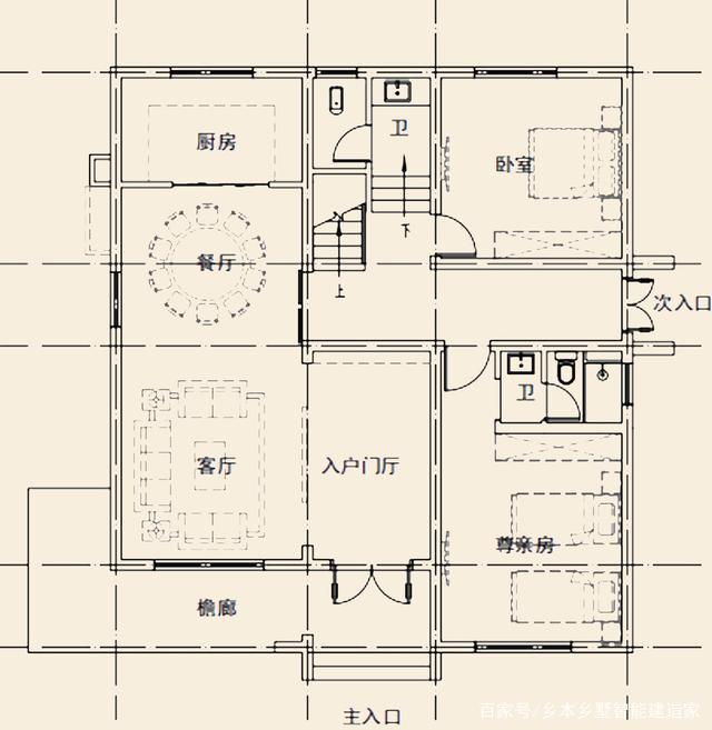 宽11米长12米设计图纸,11米x12米房屋设计图 宽11米,深12米,如何在农村设计一栋现代的简欧别墅?