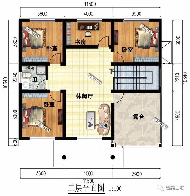 两层的别墅设计 两层的别墅设计