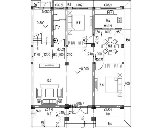 农村的两层别墅建筑设计 农村的两层别墅建筑设计