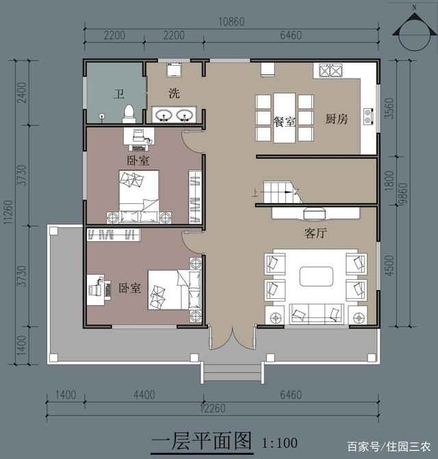 农村自建的两层别墅 农村自建的两层别墅