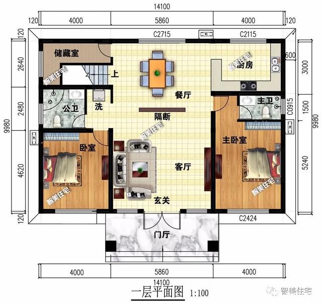 美丽的二层别墅设计 美丽的二层别墅设计