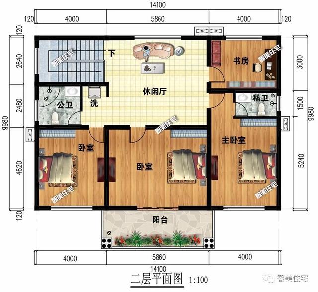 美丽的二层别墅设计 美丽的二层别墅设计
