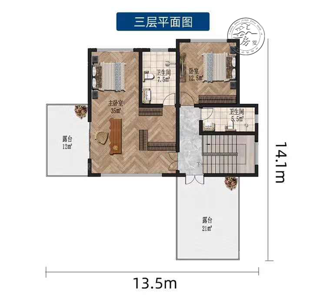 现代式三层优雅别墅 现代式三层优雅别墅