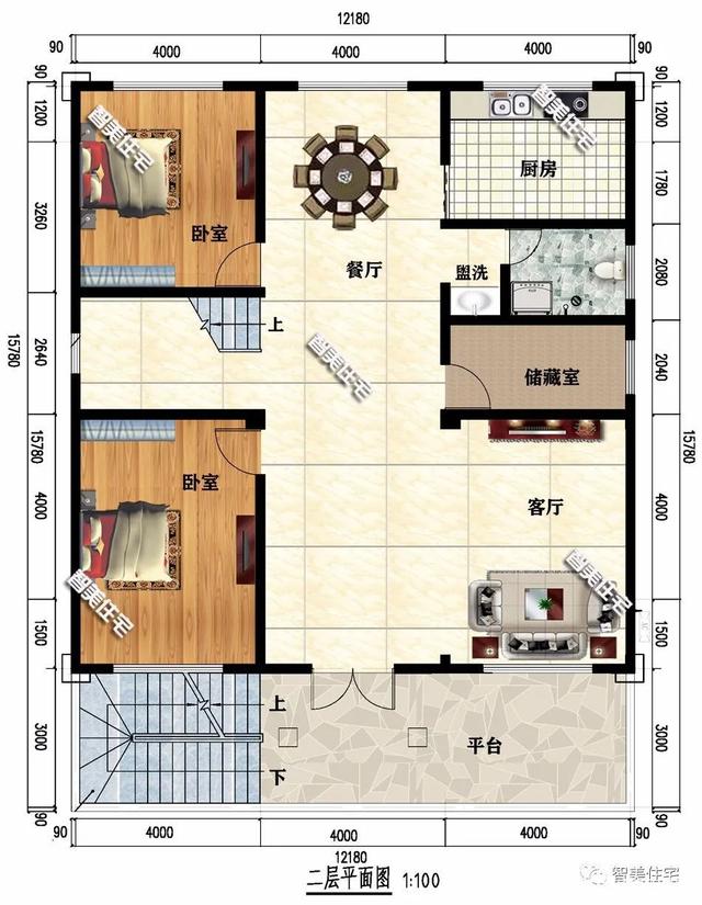 农村三层别墅设计图 农村三层别墅设计图