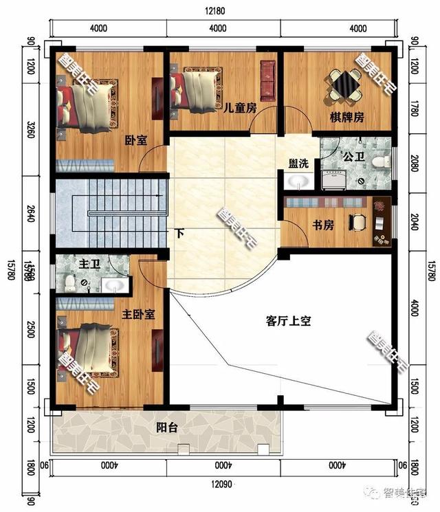 农村三层别墅设计图 农村三层别墅设计图