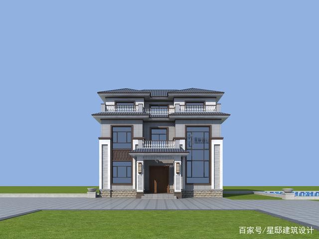 三层新中式别墅设计 三层新中式别墅设计