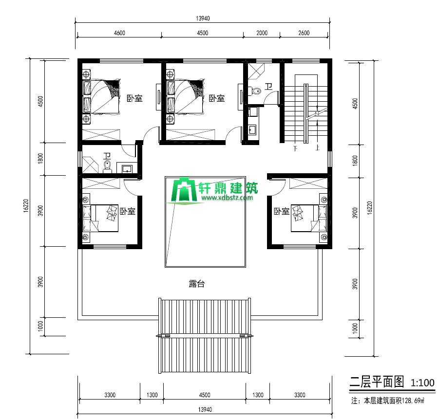两层自建房设计图 两层自建房设计图