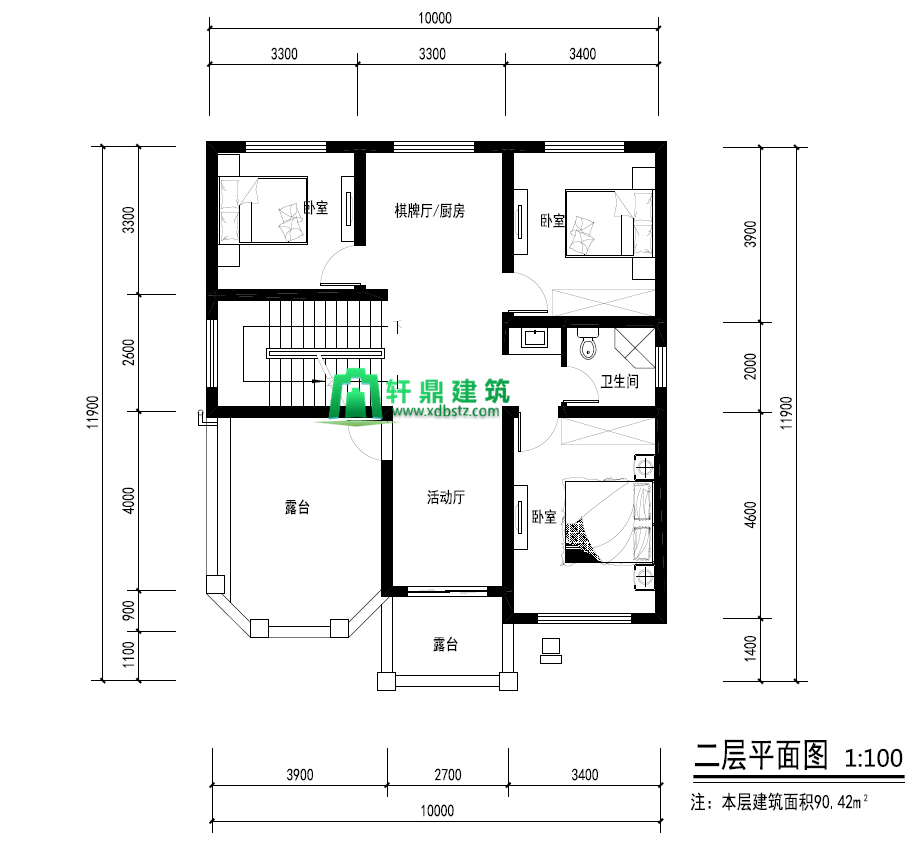 两层自建房设计 两层自建房设计