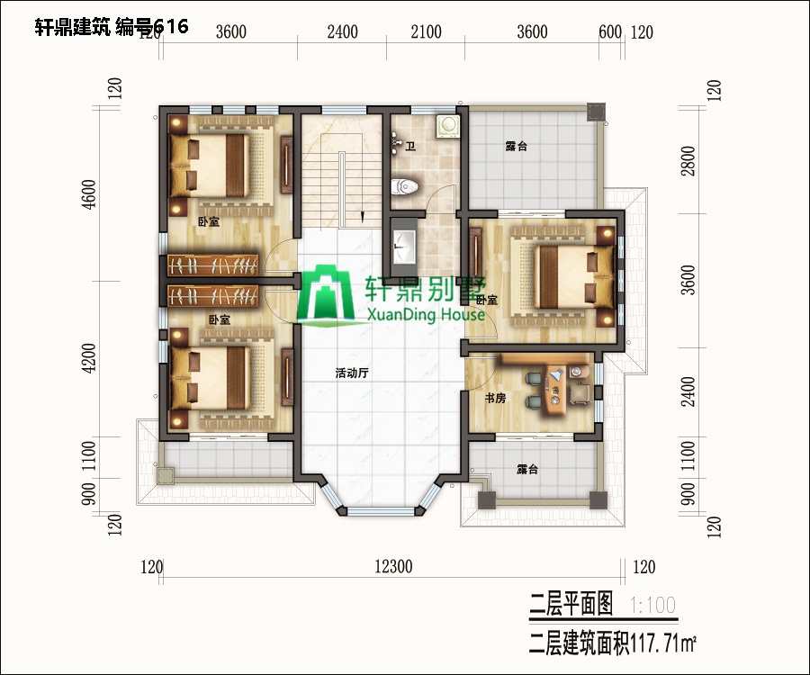 现代精品二层自建别墅设计图p2.jpg 现代精品二层自建别墅设计图p2.jpg