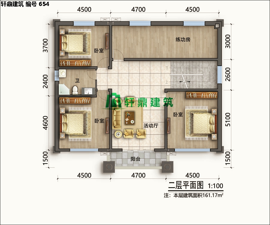 经典小二层欧式自建别墅施工图06.jpg 经典小二层欧式自建别墅施工图06.jpg