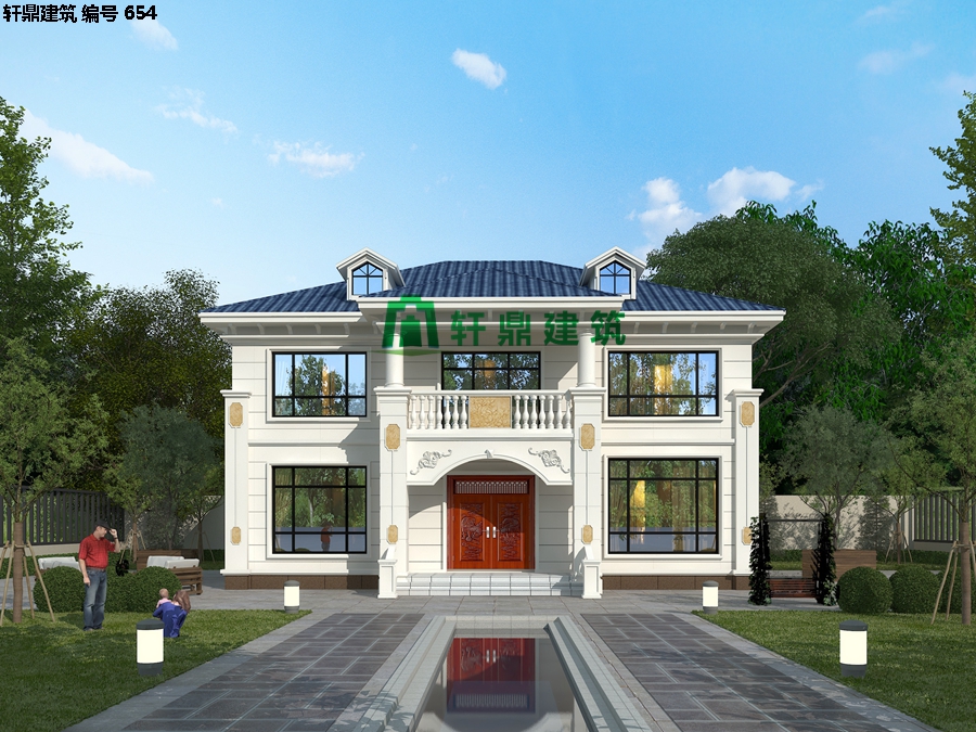 经典小二层欧式自建别墅施工图11.jpg 经典小二层欧式自建别墅施工图11.jpg
