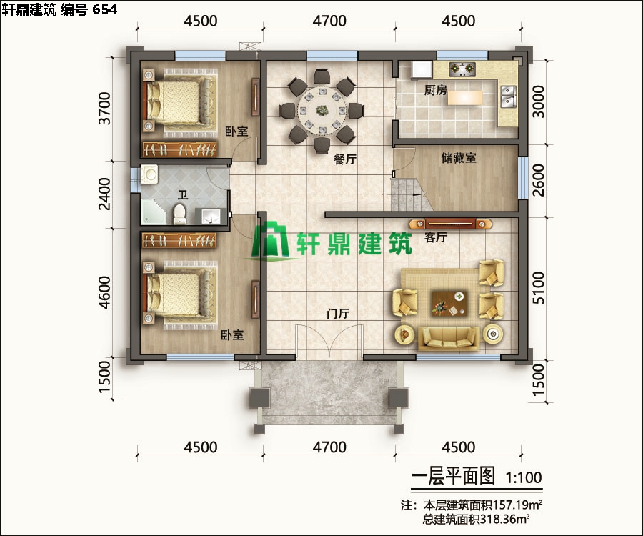 经典小二层欧式自建别墅施工图05.jpg 经典小二层欧式自建别墅施工图05.jpg
