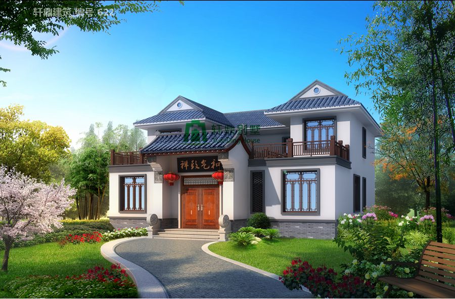 11高端带院中式自建别墅设计图1.jpg 11高端带院中式自建别墅设计图1.jpg