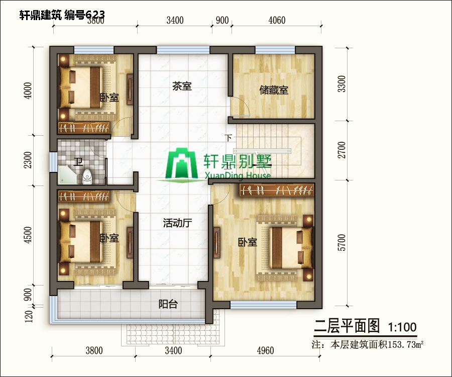 二层田园风格自建别墅设计施工图6.jpg 二层田园风格自建别墅设计施工图6.jpg