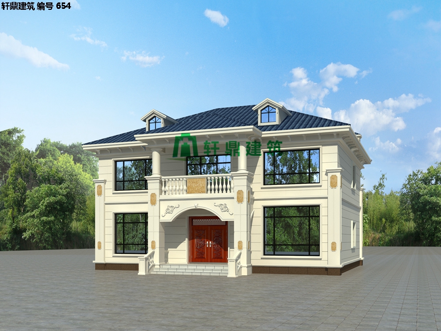 经典小二层欧式自建别墅施工图02.jpg 经典小二层欧式自建别墅施工图02.jpg
