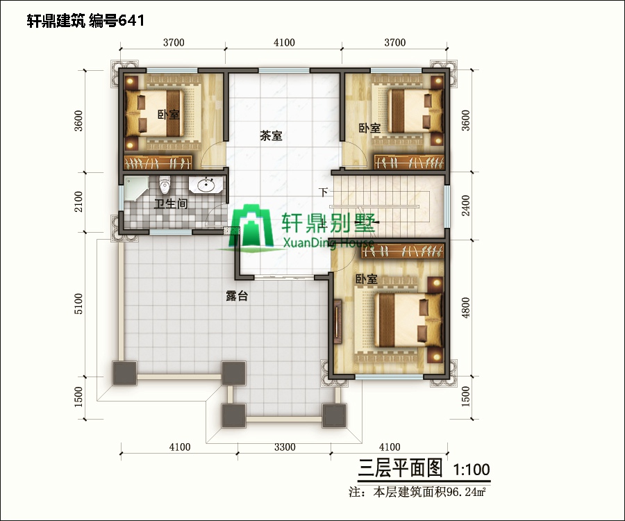 欧式三层自建别墅设计图7.jpg 欧式三层自建别墅设计图7.jpg