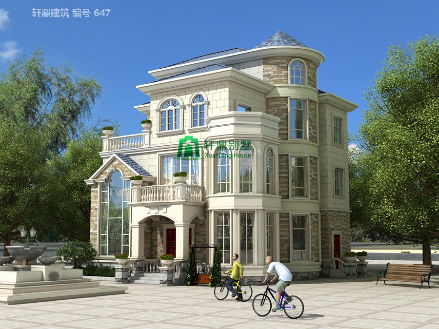 欧式三层半自建别墅设计图11.jpg 欧式三层半自建别墅设计图11.jpg