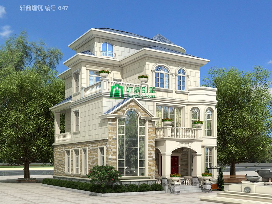 欧式三层半自建别墅设计图12.jpg 欧式三层半自建别墅设计图12.jpg