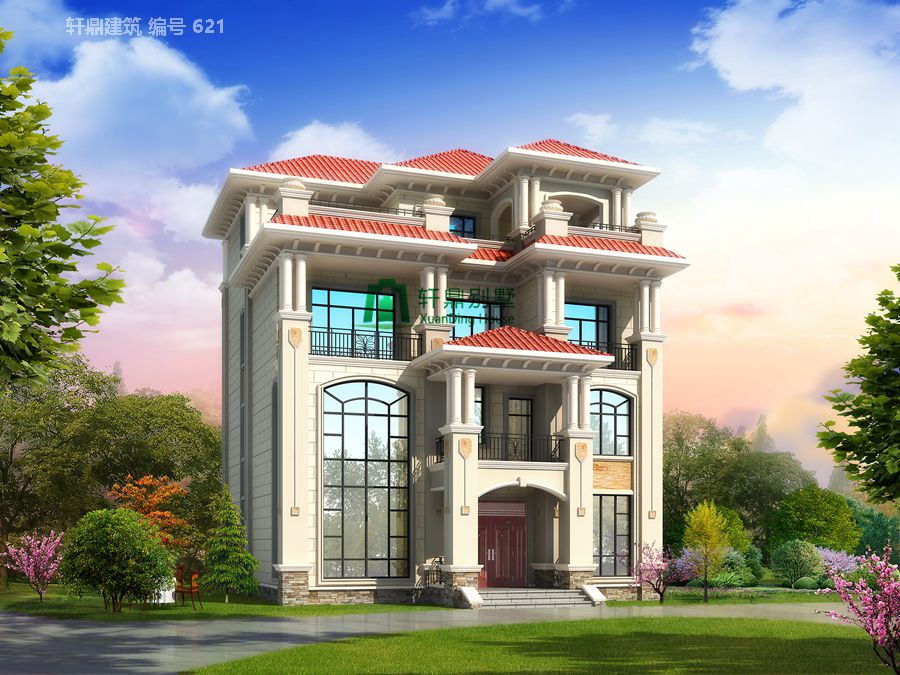 高端欧式四层自建别墅设计图3.jpg 高端欧式四层自建别墅设计图3.jpg