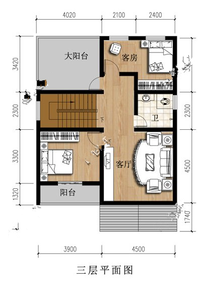三层平面图.png 三层平面图.png