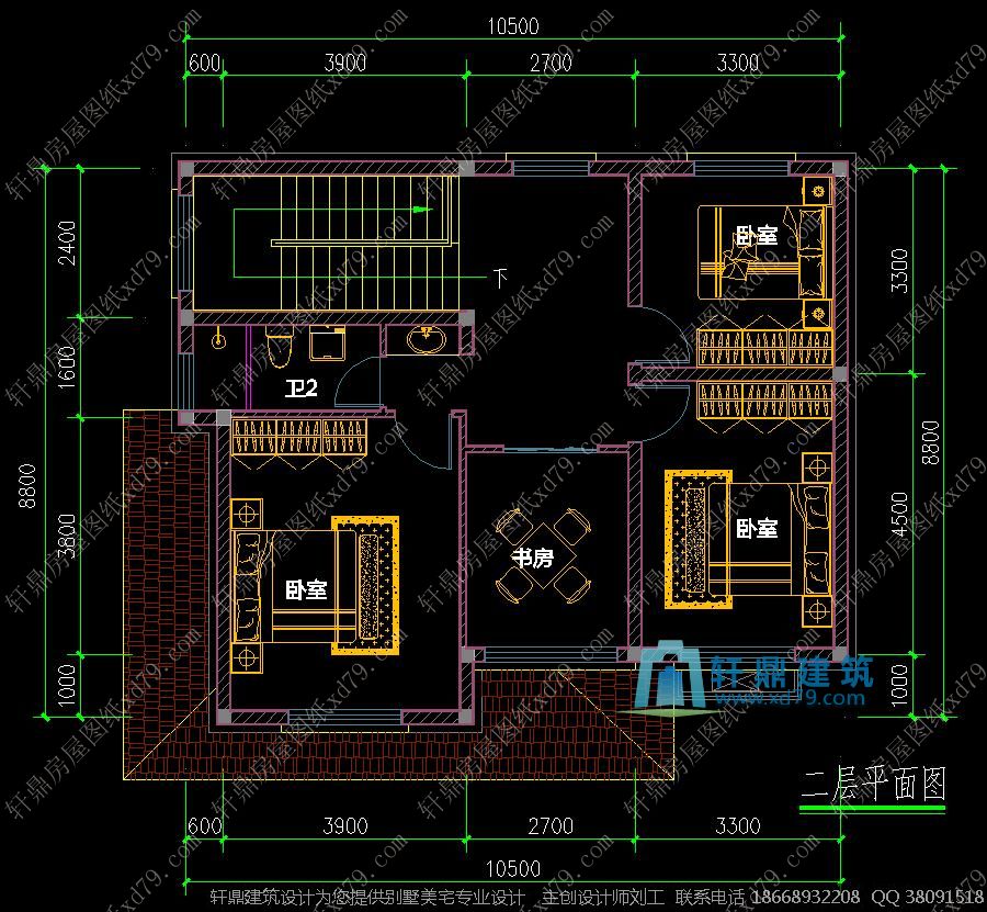 108米新农村二层自建房_造价万左右实用农村房屋