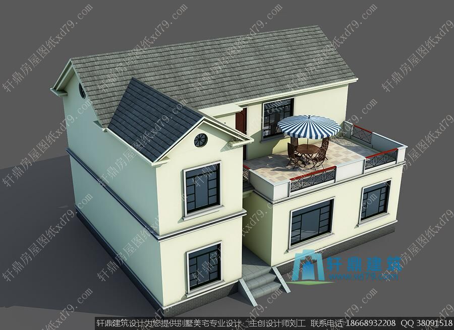 中式房屋设计外观图2